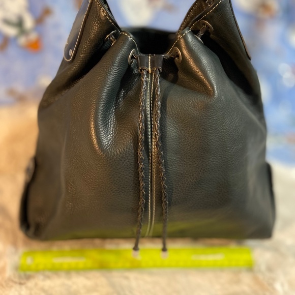 Fossil Black Sausalito Drawstring Shoulder Bag - Picture 9 of 9